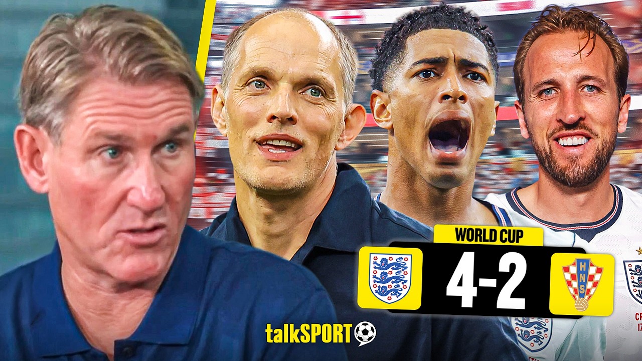 Simon Jordan REACTS to England's 4-2 Win against Croatia as Thomas Tuchel's team IMPRESS! background
