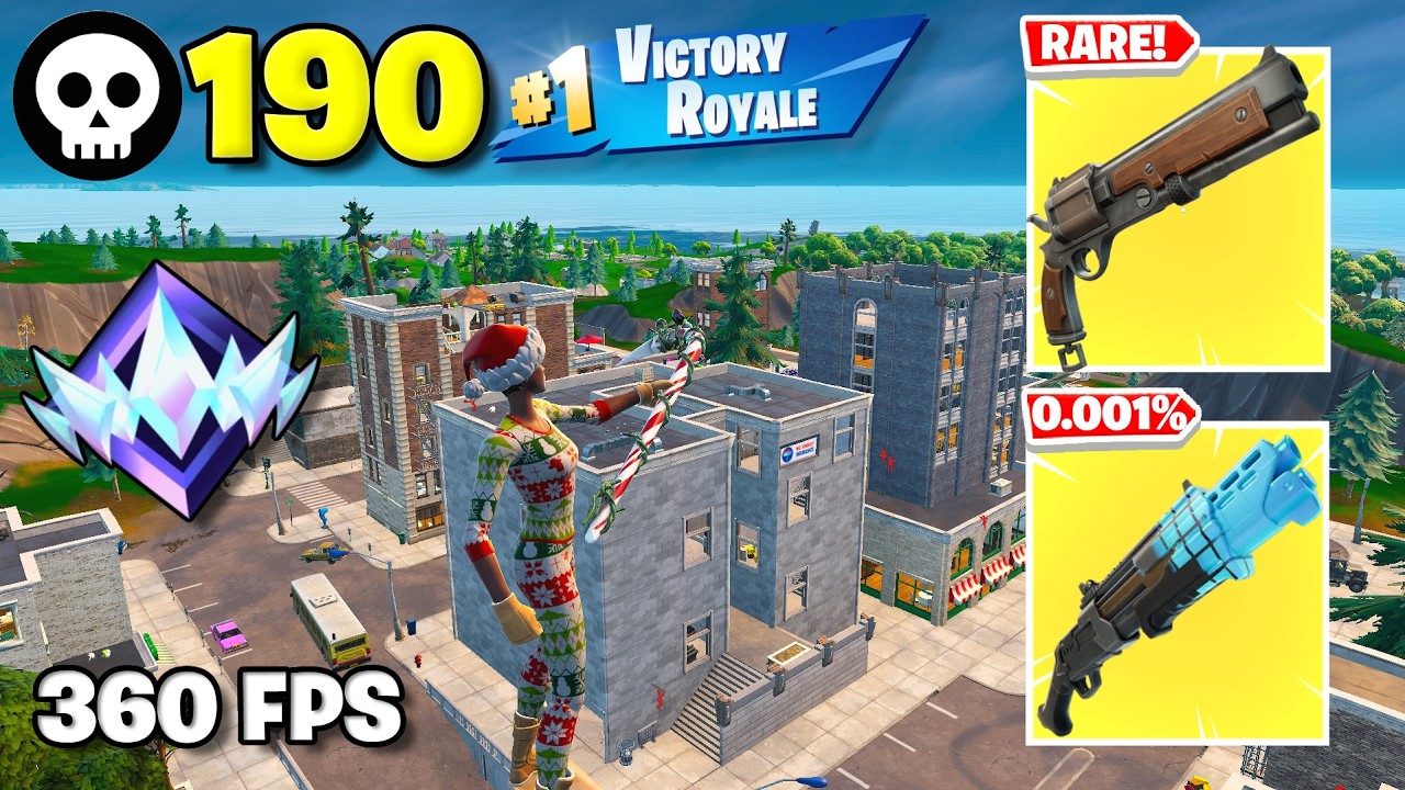 190 Elimination "RANKED RELOAD” Gameplay Wins (Fortnite Chapter 7 Season 3 PS5 Controller)