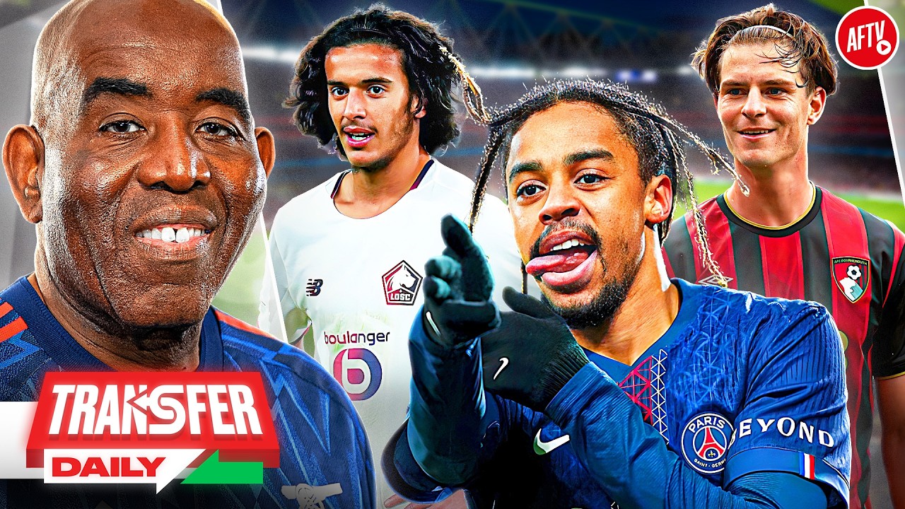 Barcola Bid LOADING! Arsenal Battle Liverpool For Bouaddi & Scott! | Transfer Daily background