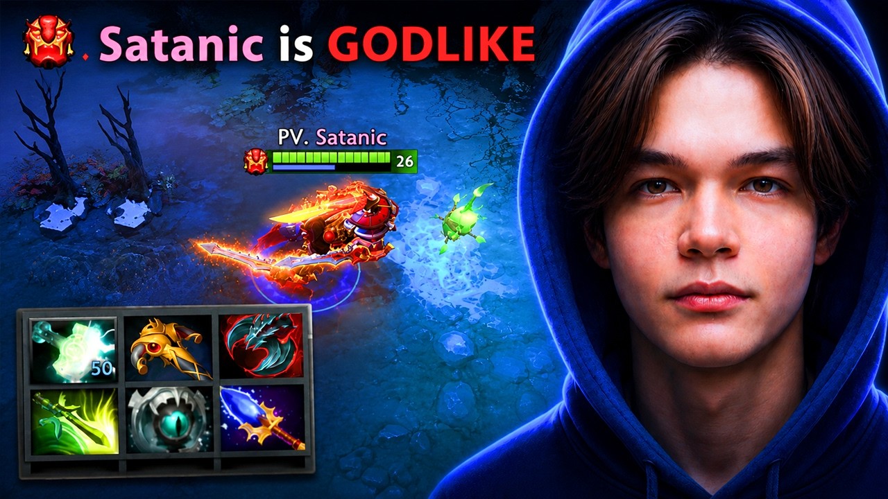 Satanic Makes Ember Spirit CARRY Look Broken ๐ฅ background