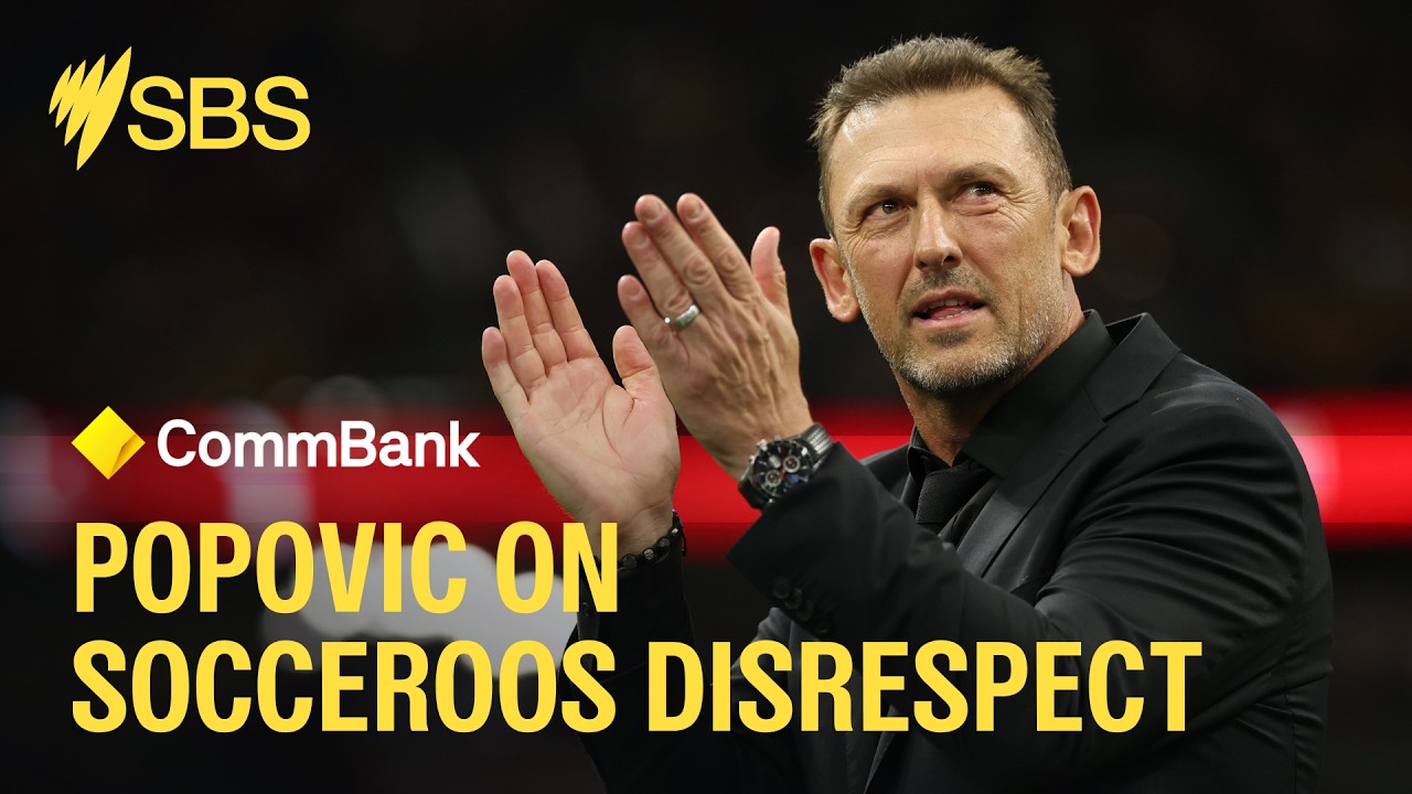 Popovic on Socceroos disrespect l The CommBank Football Briefing Episode 7 | FIFA World Cup 2026™ background