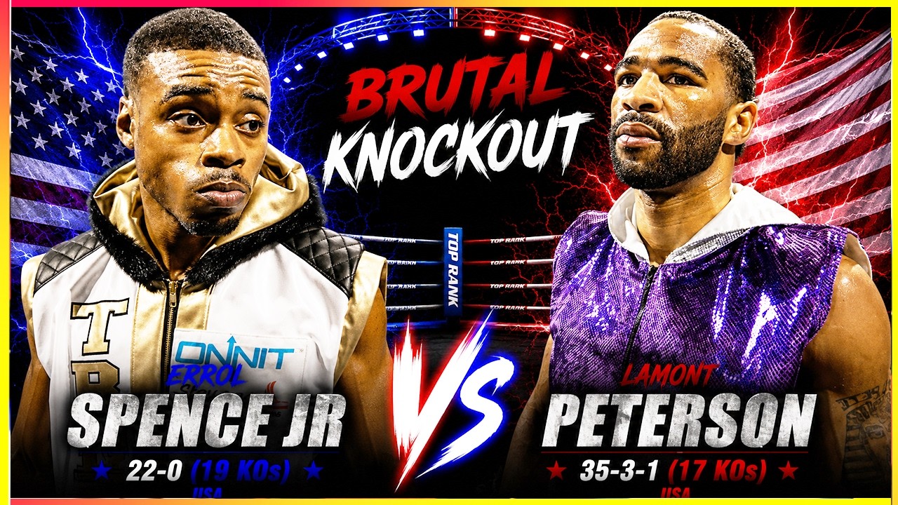 BRUTAL KNOCKOUT That Shocked The World | Errol Spence Jr vs Lamont Peterson background