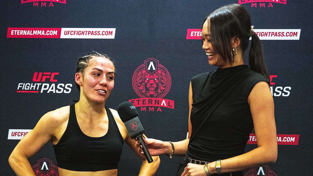 Eternal MMA 107: Kim Tran: Aly Mac Interview background