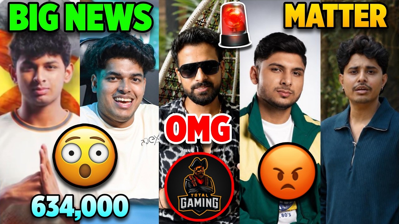 All SHOCKED by FreeFire NEWSπ±π¨ Team WALK OUTπ₯΅ Team Hind,Total Gaming Fojyajay,Nonstop,Team Elite,But background