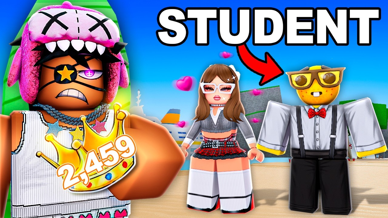 Sneaking into a School Strongest Battlegrounds Tournament..