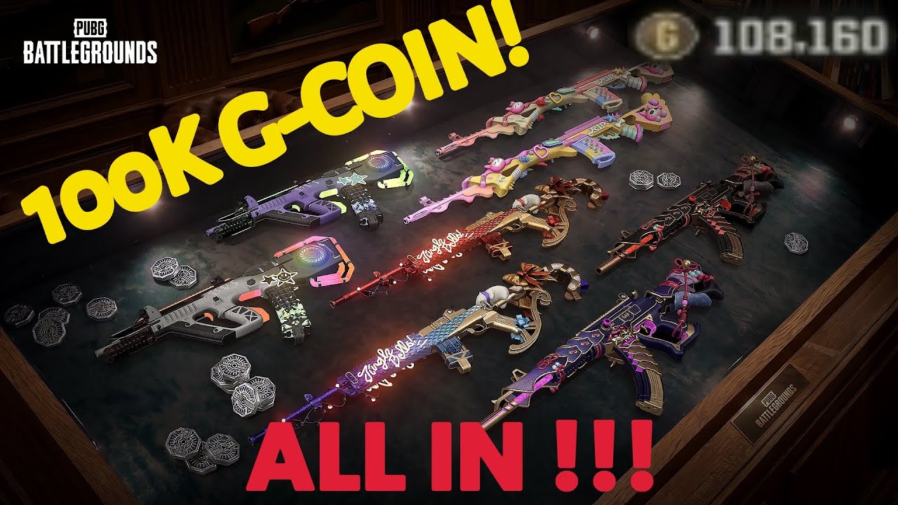100K G-COIN ALL IN! PUBG Black Market 2026