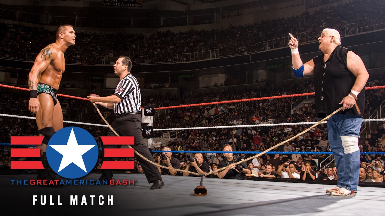 FULL MATCH: Dusty Rhodes vs. Randy Orton | Bullrope Match: Great American Bash 2007 background