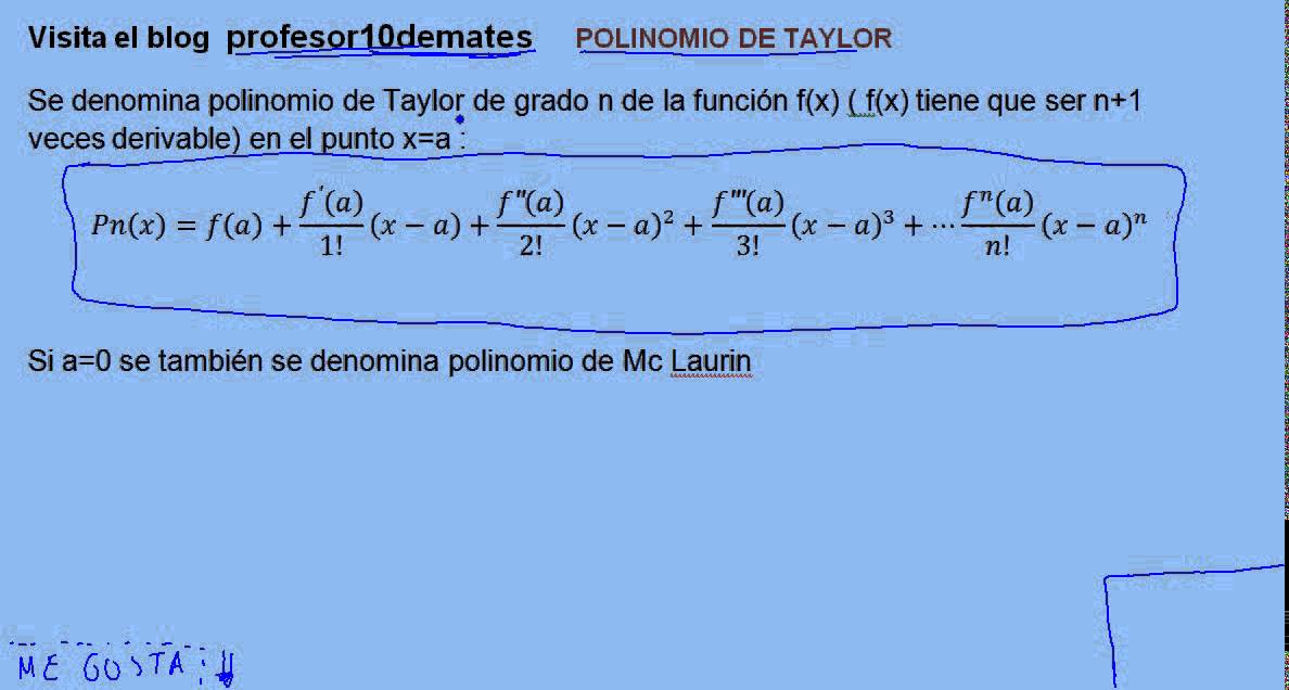 Polinomio de Taylor Mc Laurin