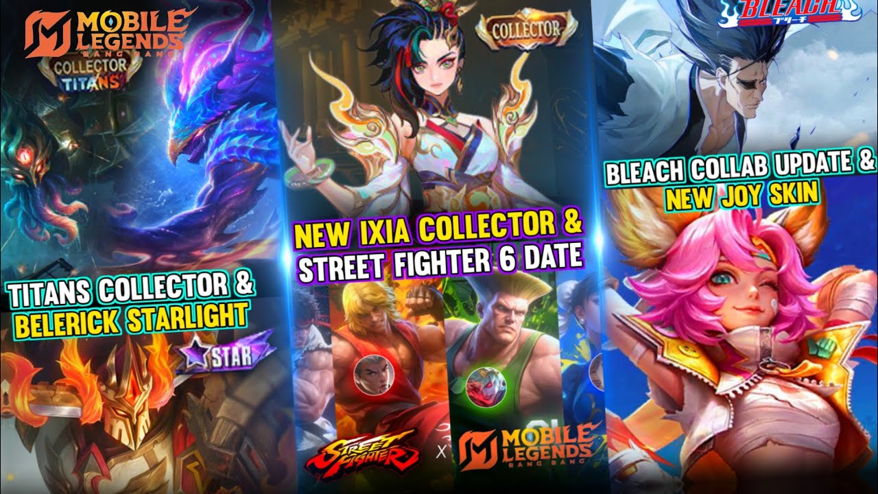 STREET FIGHTER 6 DATE | BALMOND TITANS COLLECTOR | IXIA NEW COLLECTOR | BELERICK NEW SL AND MORE background