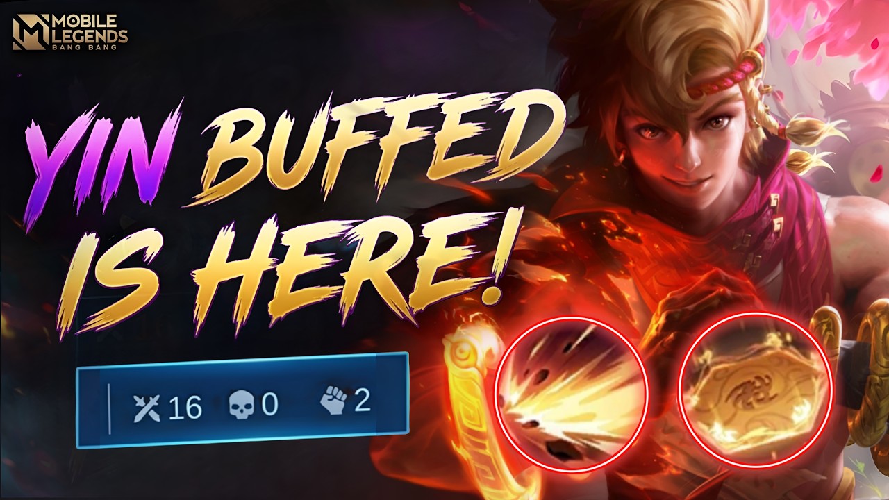 BUFFED YIN IS FINALLY HERE IN ORIGINAL SERVER! - Mobile Legends