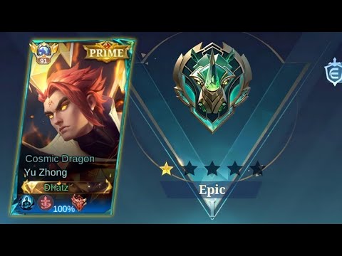 YU ZHONG FIRST GAME ON EPIC RANK SEASON 41 WIN OR LOSE!? - MLBB background