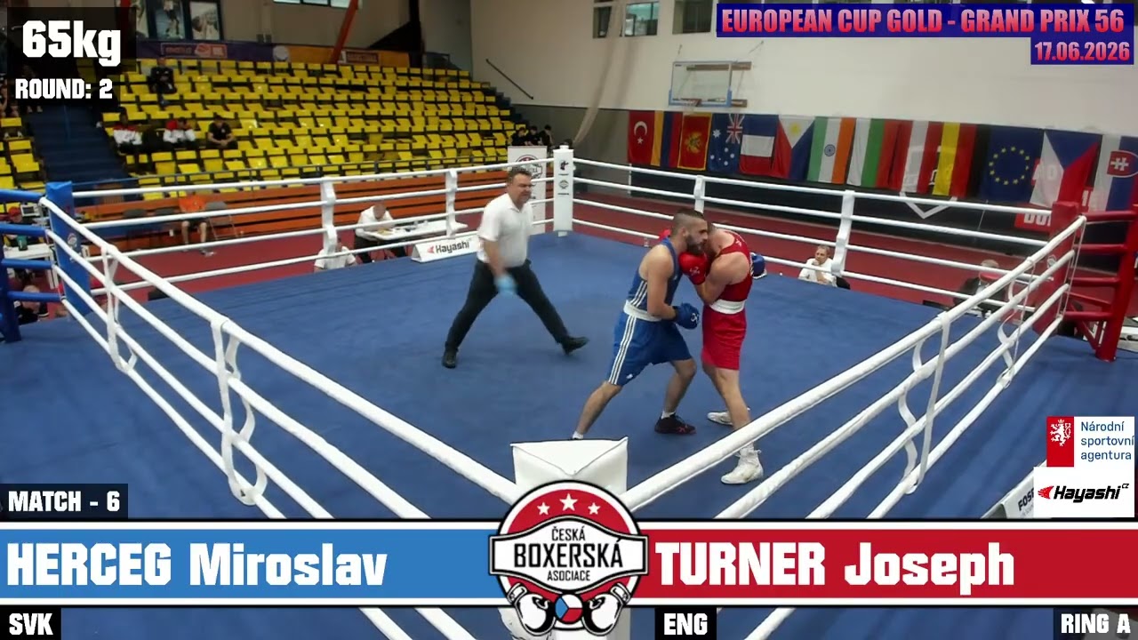 Joe Turner (ENG) vs. Miroslav Herceg (SVK) Grand Prix Ústí nad Labem 2026 (65kg) background