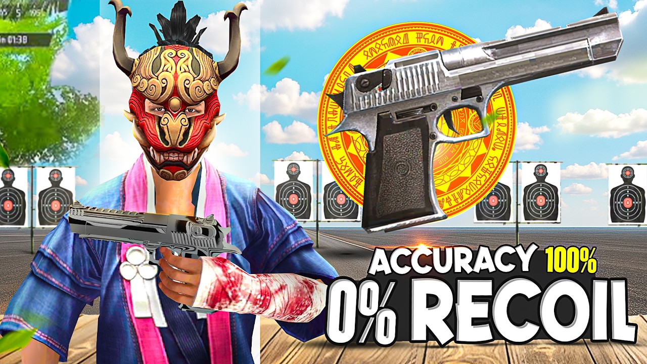 DESERT EAGLE AIM LOCK TRICK ЁЯдп || 100% Accuracy + 0% Recoil background