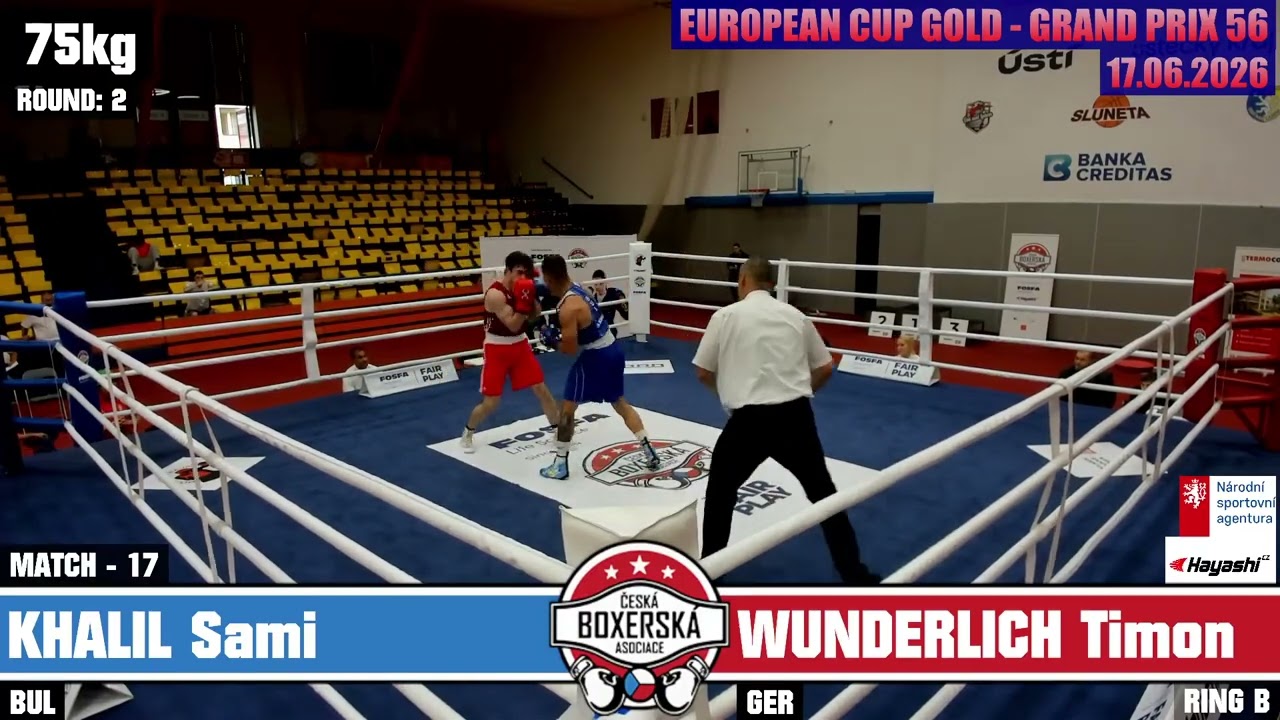 Sami Khalil (BUL) vs. Timon Wunderlich (GER) Grand Prix Ústí nad Labem 2026 (75kg) background