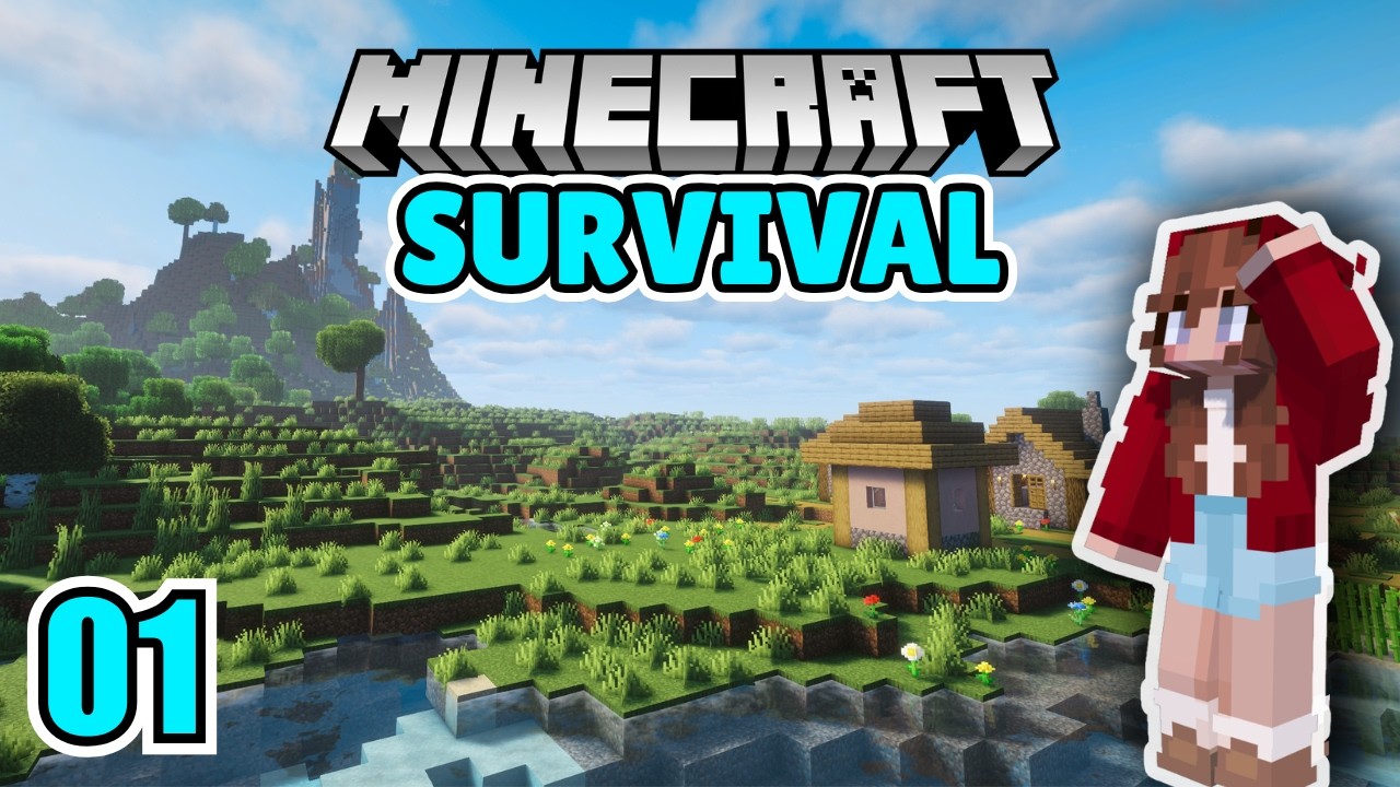 A NEW Beginning in My Minecraft FOREVER World | Episode #1 background