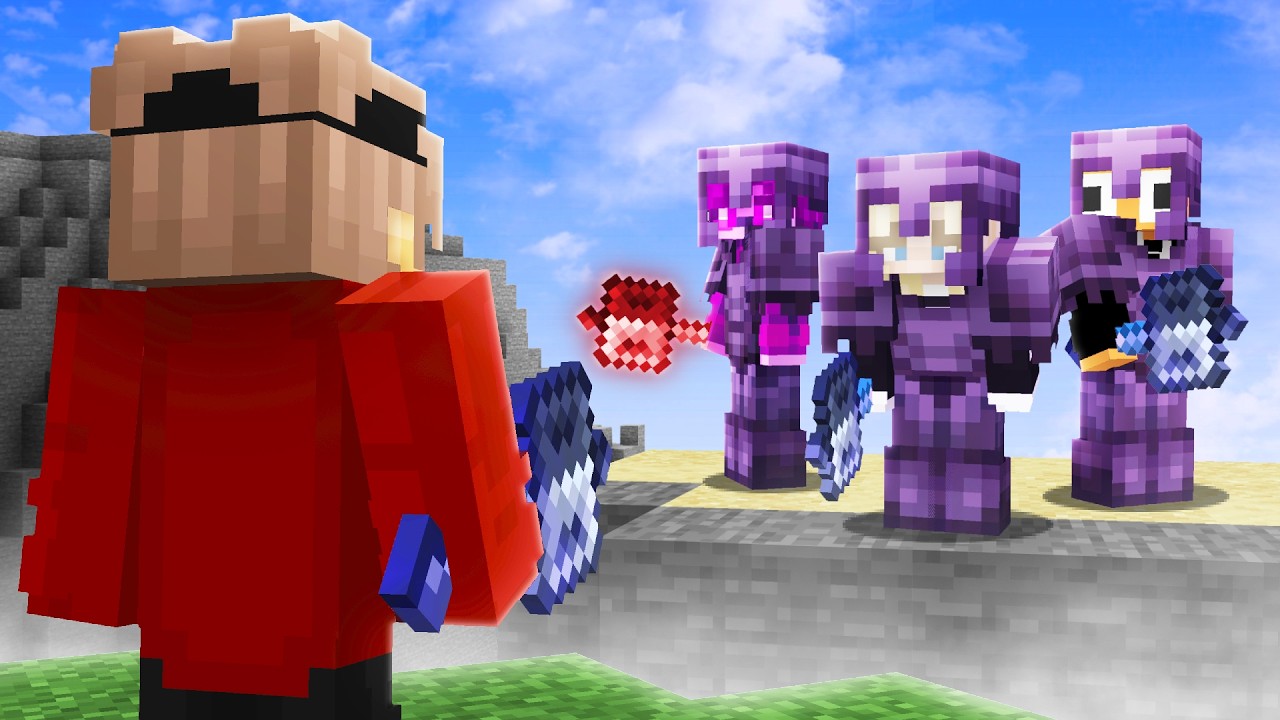 I Got BANISHED on a MACE-ONLY Minecraft SMP... background