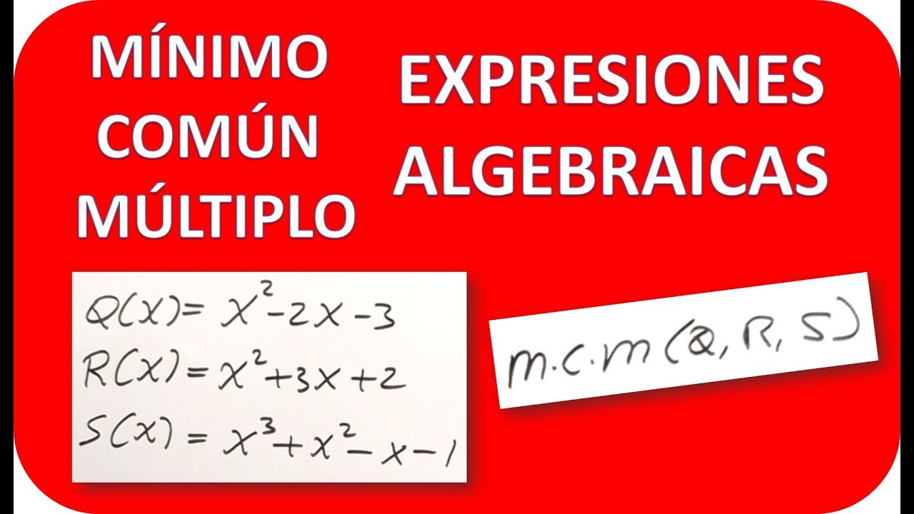 Mínimo común múltiplo y Máximo común divisor