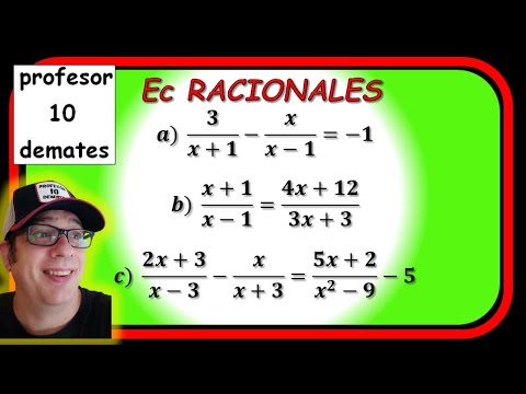 Ecuaciones RACIONALES TRUCOS ejercicios resueltos