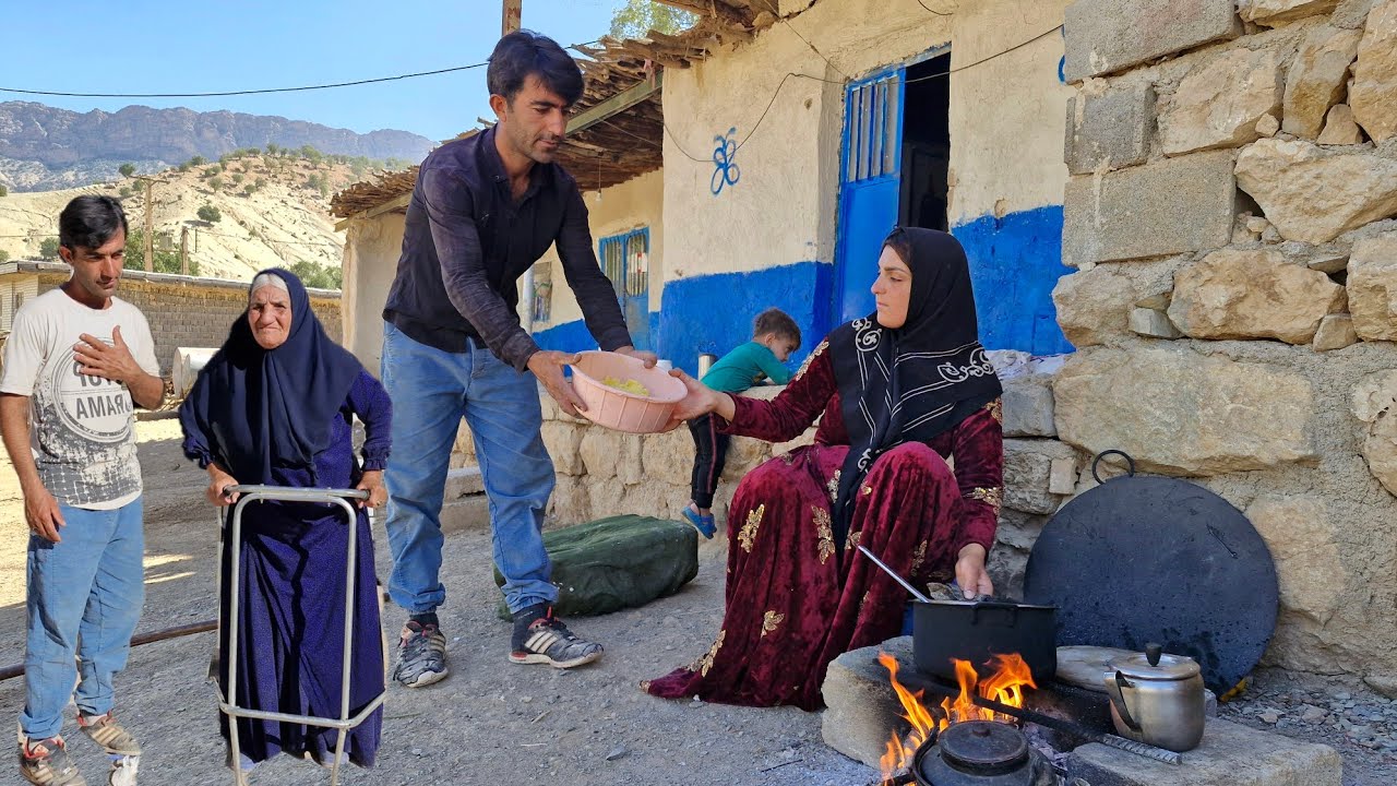 Love and affection, power and his wife are legends for a simple life in the village. background