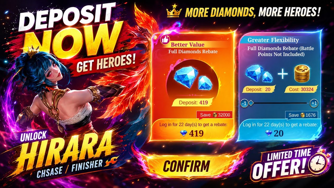 Buying New Hero HIRARA In MLBB ๐ณ #mlbb background