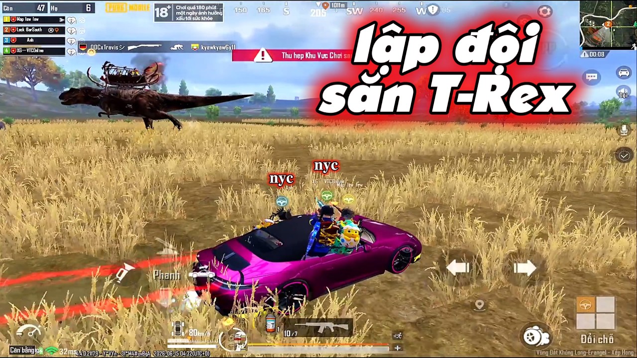 PUBG Mobile - Như Chưa Hề Có Cuộc Chia Li Phiên Bản Game | Lập Đội Săn Khủng Long background