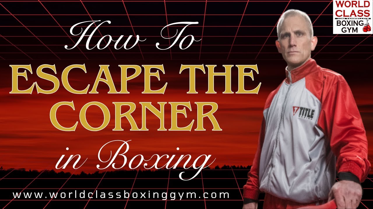 How to Escape the Corner in Boxing (Defend & Counter the Right Hand)