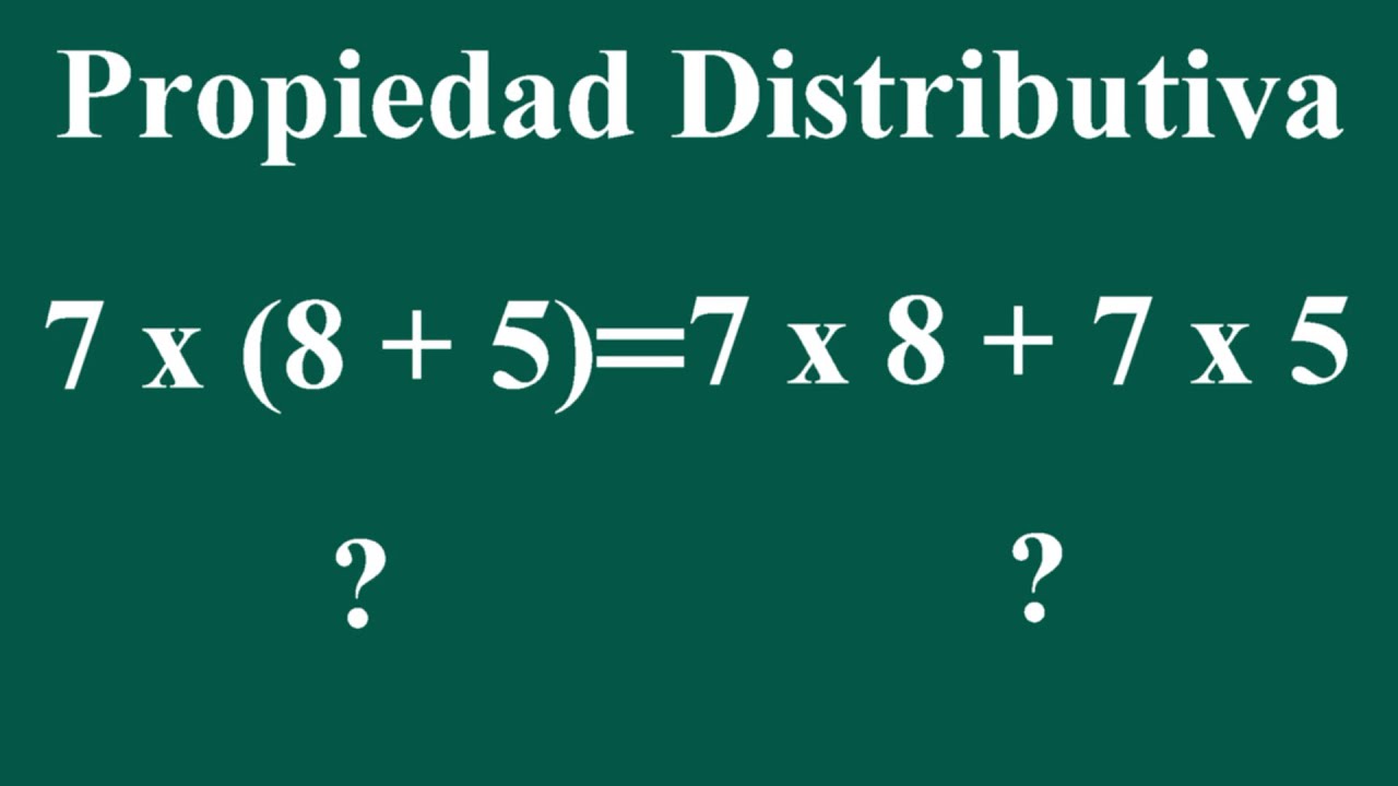 Propiedad distributiva de la multiplicación respecto a la suma y a la resta