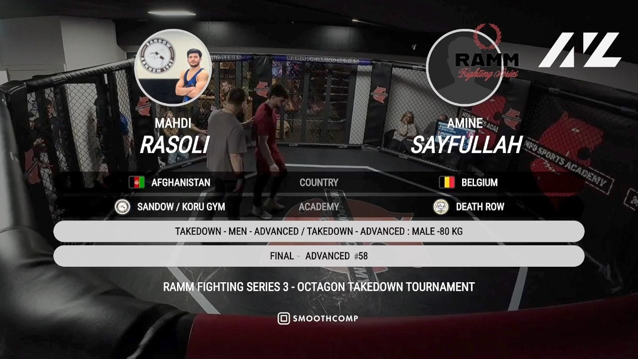 Mahdi Rasoli vs. Amine Sayfullah | Advanced -80kg Final | RAMM TAKEDOWN TOURNAMENT background