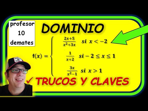 dominio de funciones definidas a trozos
