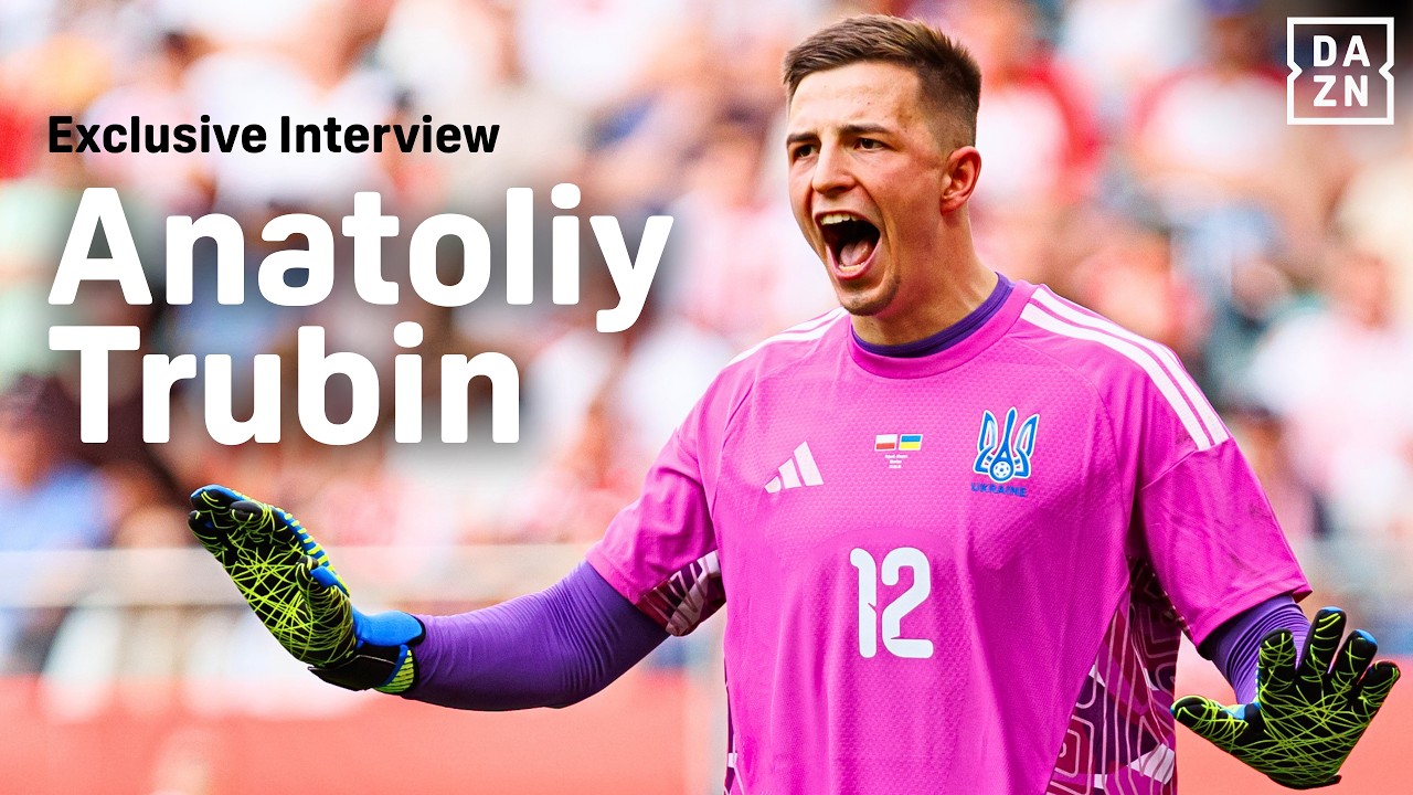 Anatoliy Trubin on Champions League Goal, Benfica, José Mourinho & More | Exclusive Interview | DAZN background