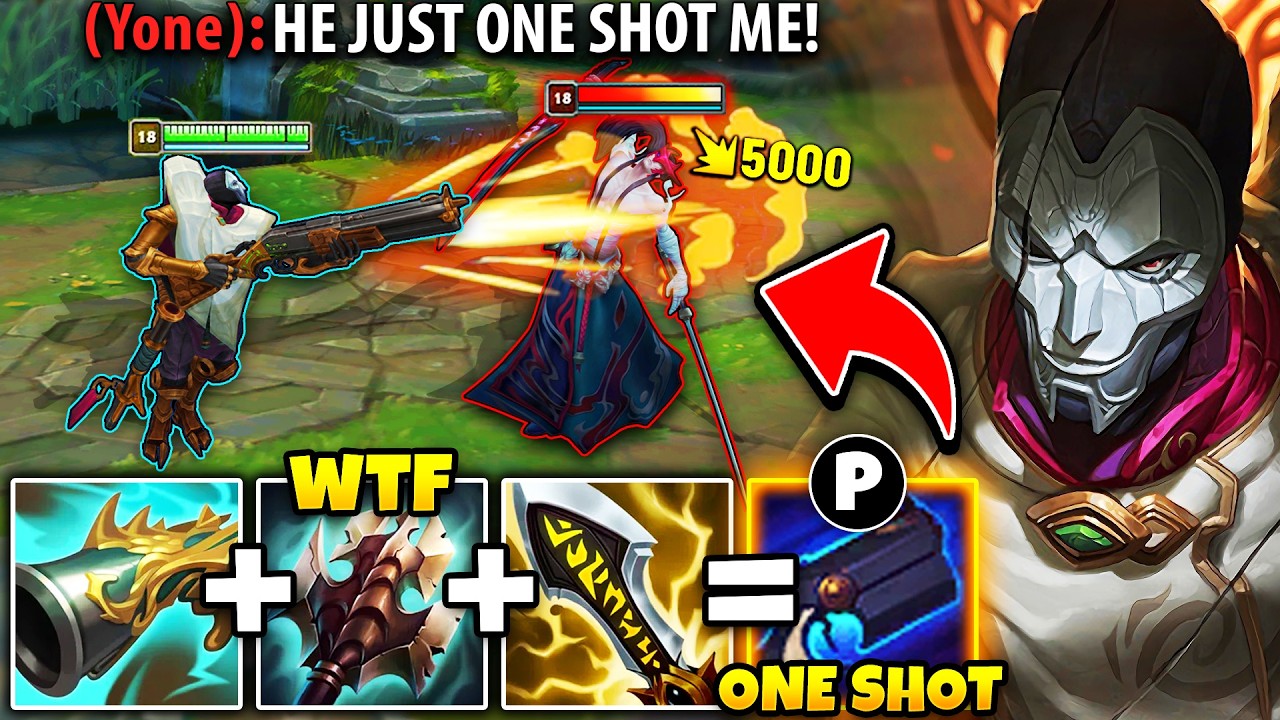 Mathematically correct Jhin one shots you with a single auto... (NEW BUILD) background