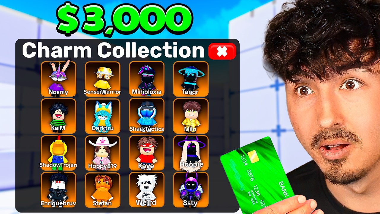 I bought a $1 vs $3,000 Roblox Account... background