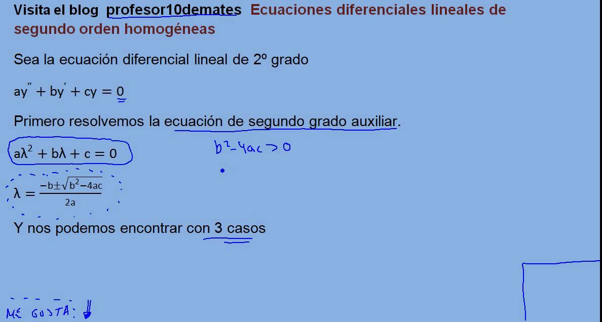 EDO lineales