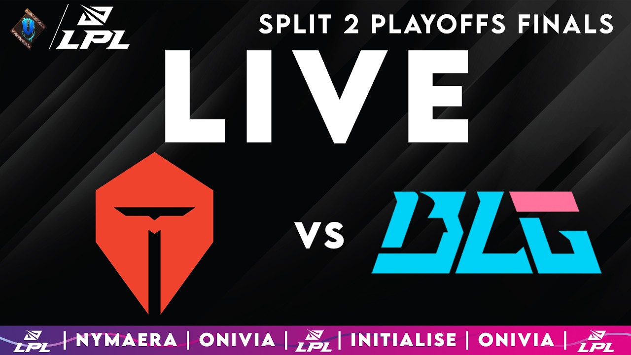 TES vs BLG | LPL Split 2 Playoffs Finals 2026 | Live with Nymaera and Initialise background