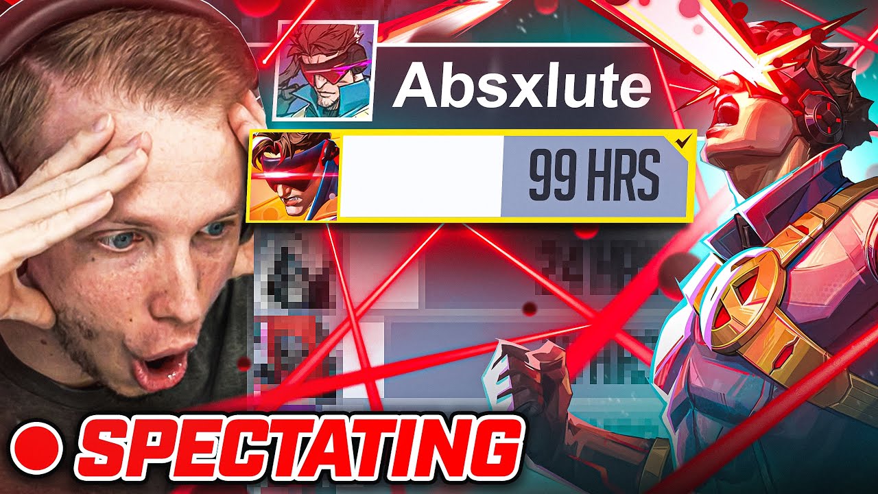 SPECTATING THE #1 CYCLOPS IN MARVEL RIVALS background