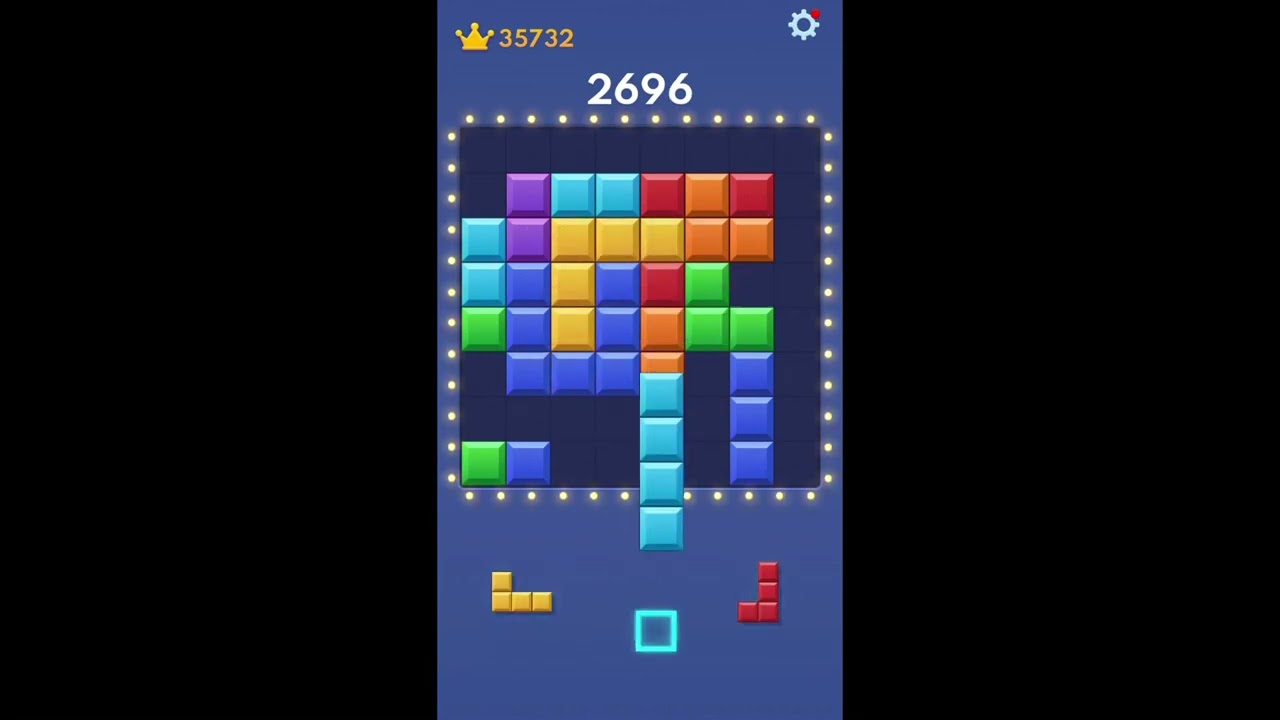 Let's play block blast (new intro) background
