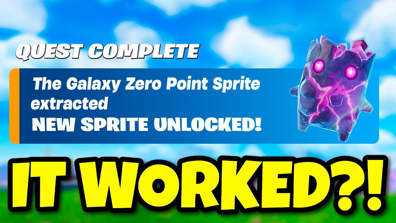 How to Find RARE SPRITES GUARANTEED in Fortnite! background