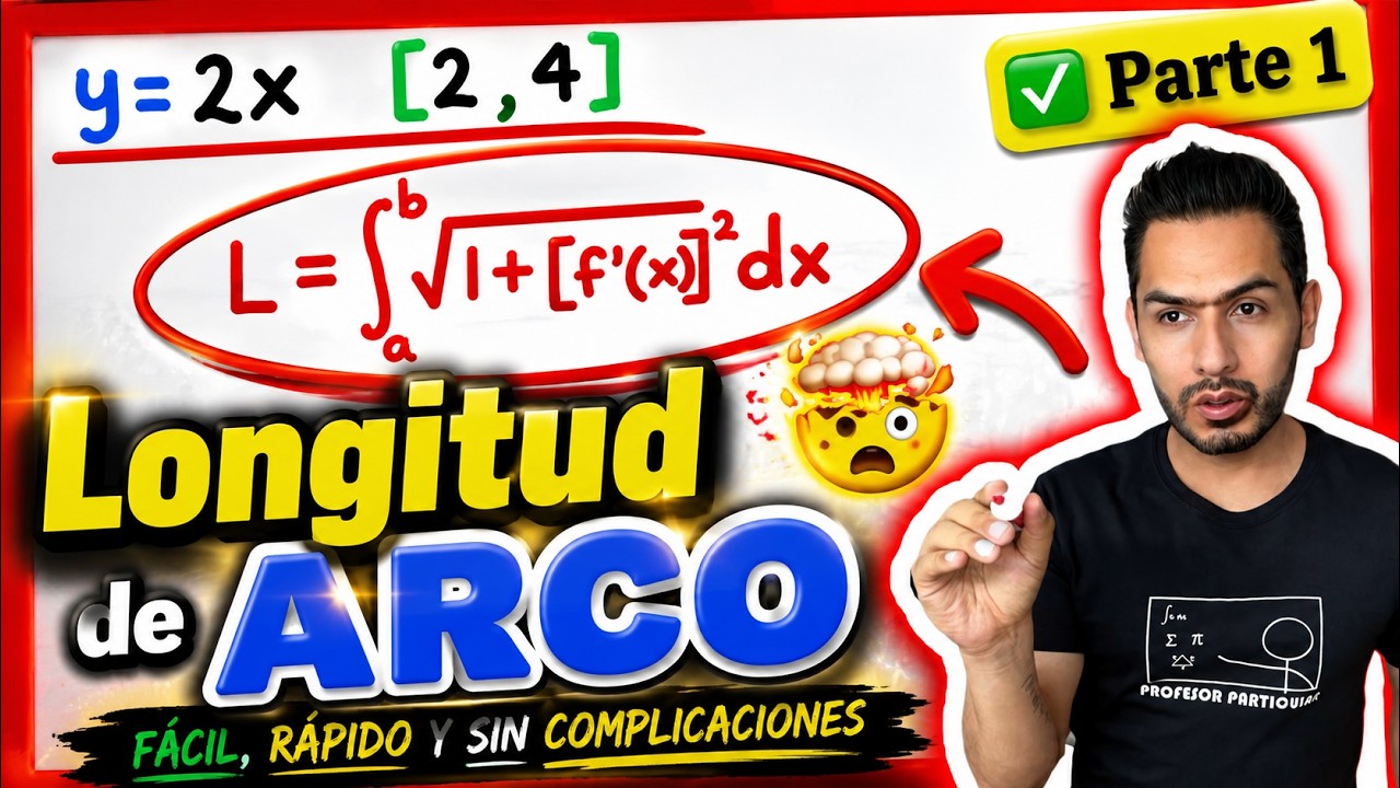 Longitud de Arco Ejercicios Resueltos