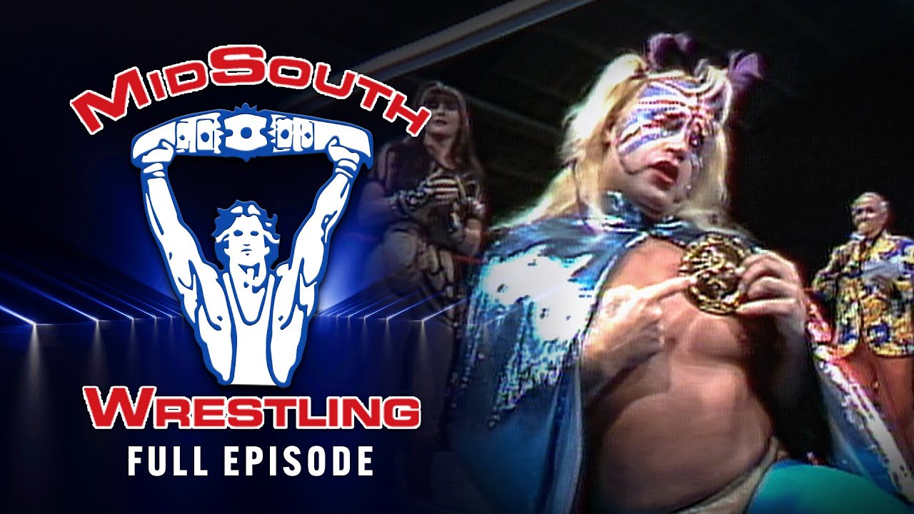 FULL EPISODE: Street battles Dundee; Magnum TA vs. Missing Link: Mid-South Wrestling, Nov. 2, 1984 background