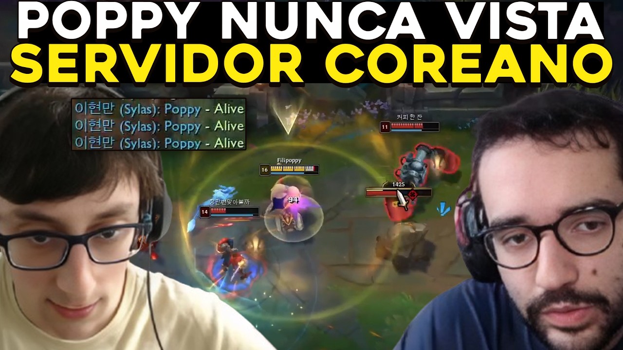 FILIPOPPY CHEGOU BOOTCAMP COREIA, COURTESY DE HACK - RENECRODILO LEAGUE OF LEGENDS background