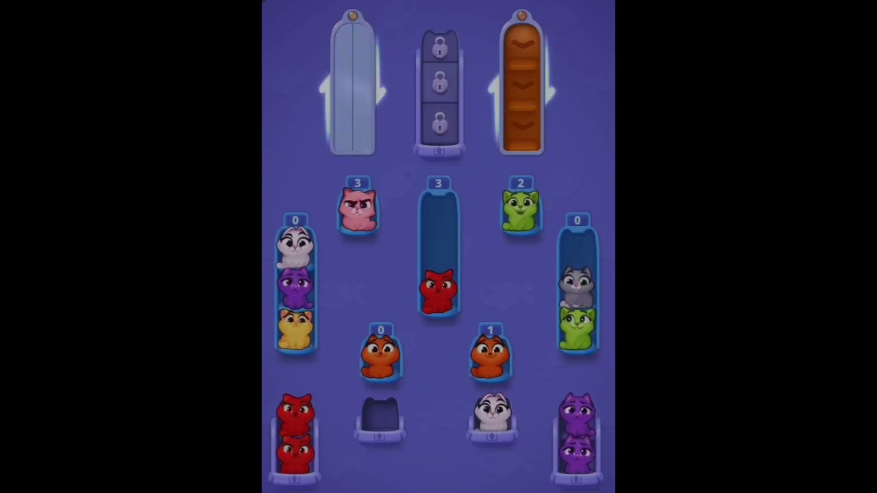 Cat Sort 🐱 Gameplay and Walkthrough 🎮 Android 📱 iOS 📱 #shorts #fun #gaming #asmr