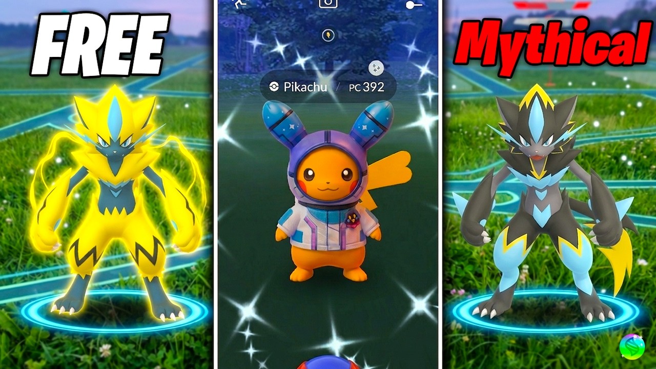 I CAUGHT ZERAORA EARLY IN POKEMON GO! The New BEST Electric Pokemon / New Astronaut Pikachu!