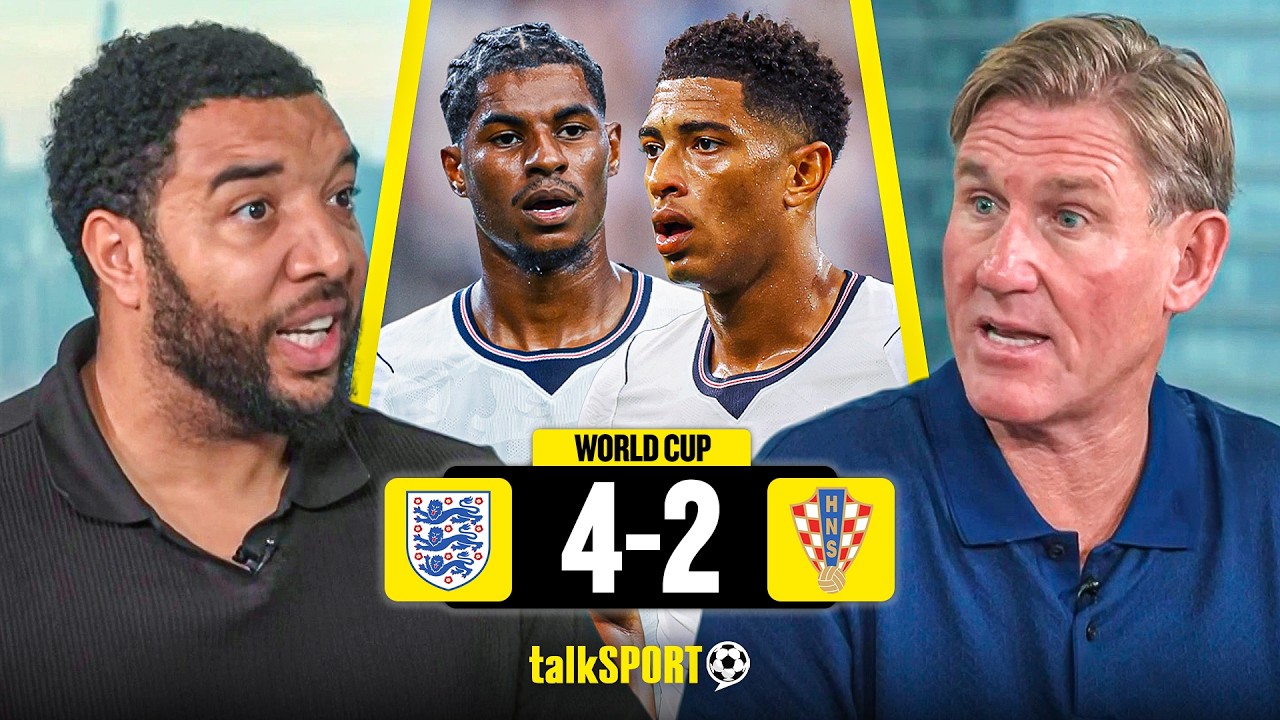"CHIP ON HIS SHOULDER!" Troy Deeney EXAMINES Jude Bellingham & Marcus Rashford's England displays! background