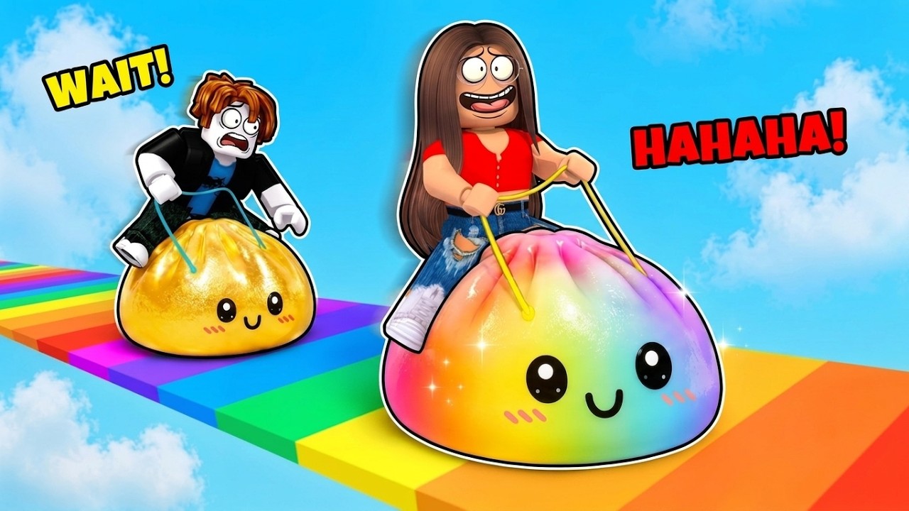NAPAKA BILIS NG SQUISHY DUMPLING KO! | Roblox | Dumpling Squishy Race background