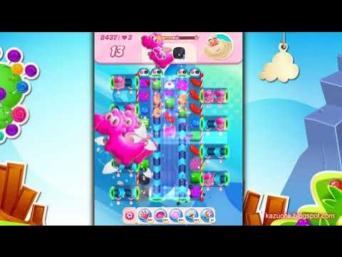 Candy Crush Saga Level 8437 ✅ No boosters ✔ Walkthrough Gameplay