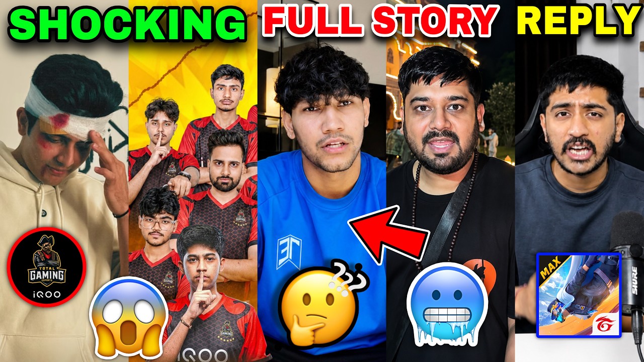 FreeFire in TROUBLE?π± Very ANGRYπ‘ Total Gaming Esports, S8UL, TSG, Fozy Ajay, NonStop Gaming,Alexa