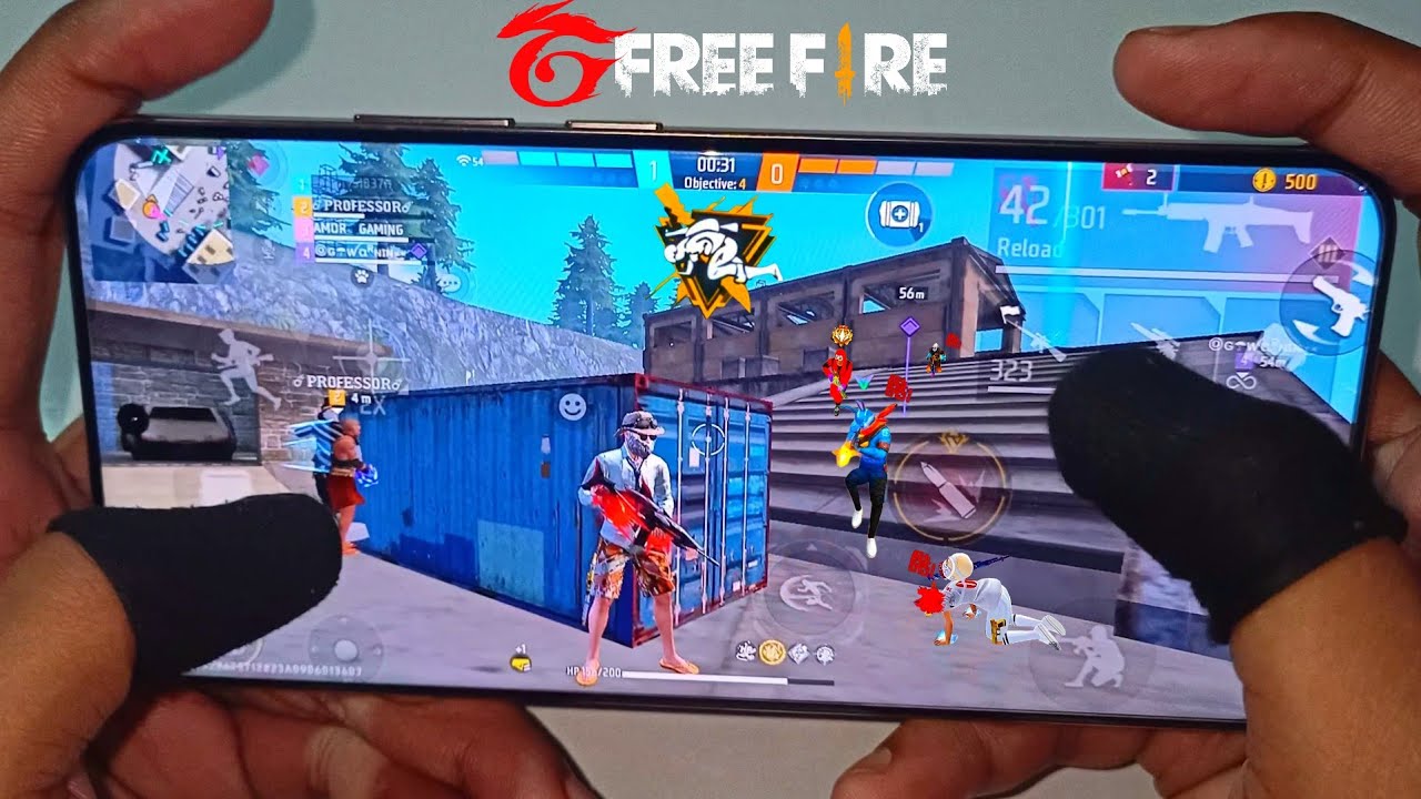 HANDCAM⚡ REALME P3 ULTRA 👽 FREEFIRE BR-RANKED INSANE GAMEPLAY 🎮