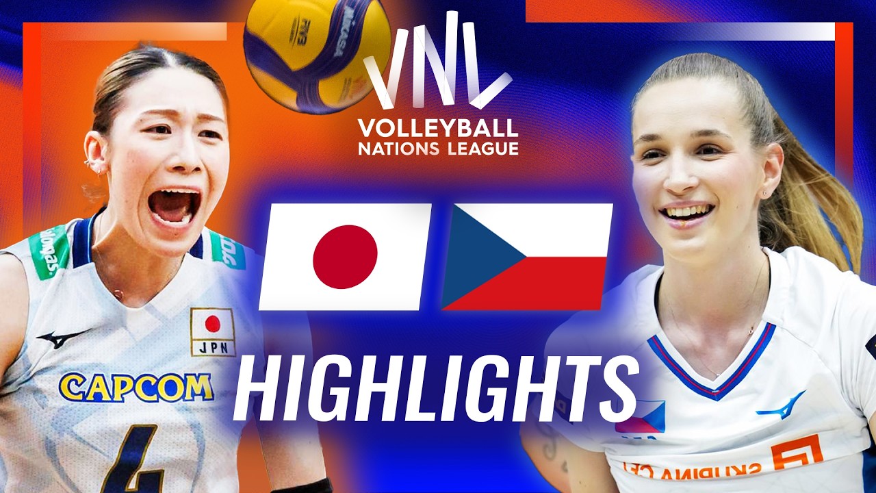 Japan šÆšµ vs. Czechia šØšæ - Highlights | Week 2 | Women's VNL 2026