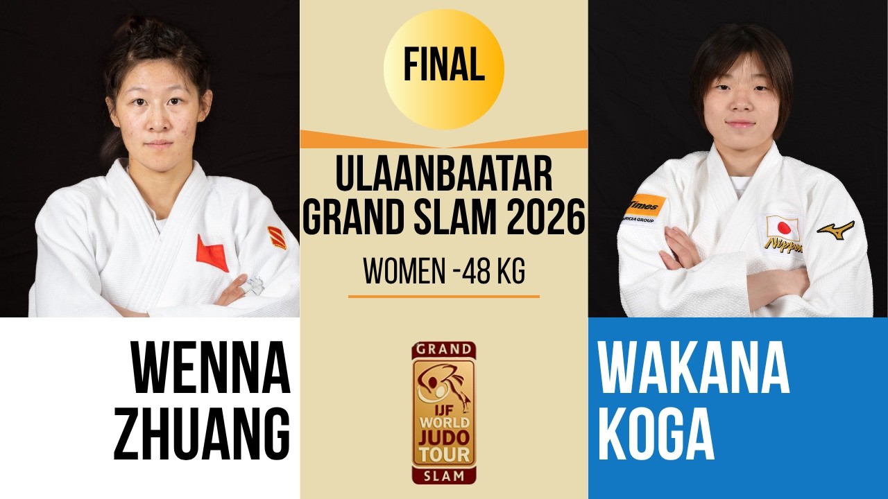 Wenna ZHUANG VS Wakana KOGA | Ulaanbaatar Grand Slam 2026 | GOLD -48 kg background