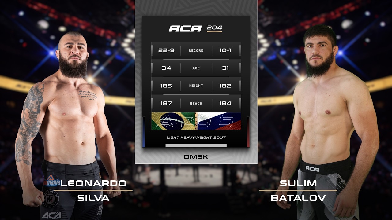 Леонардо Сильва vs. Сулим Баталов | Leonardo Silva vs. Sulim Batalov | ACA 204